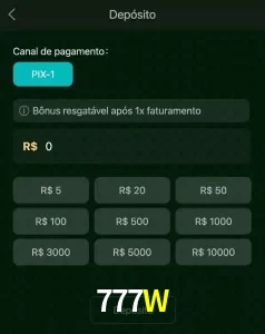 deposits 777W